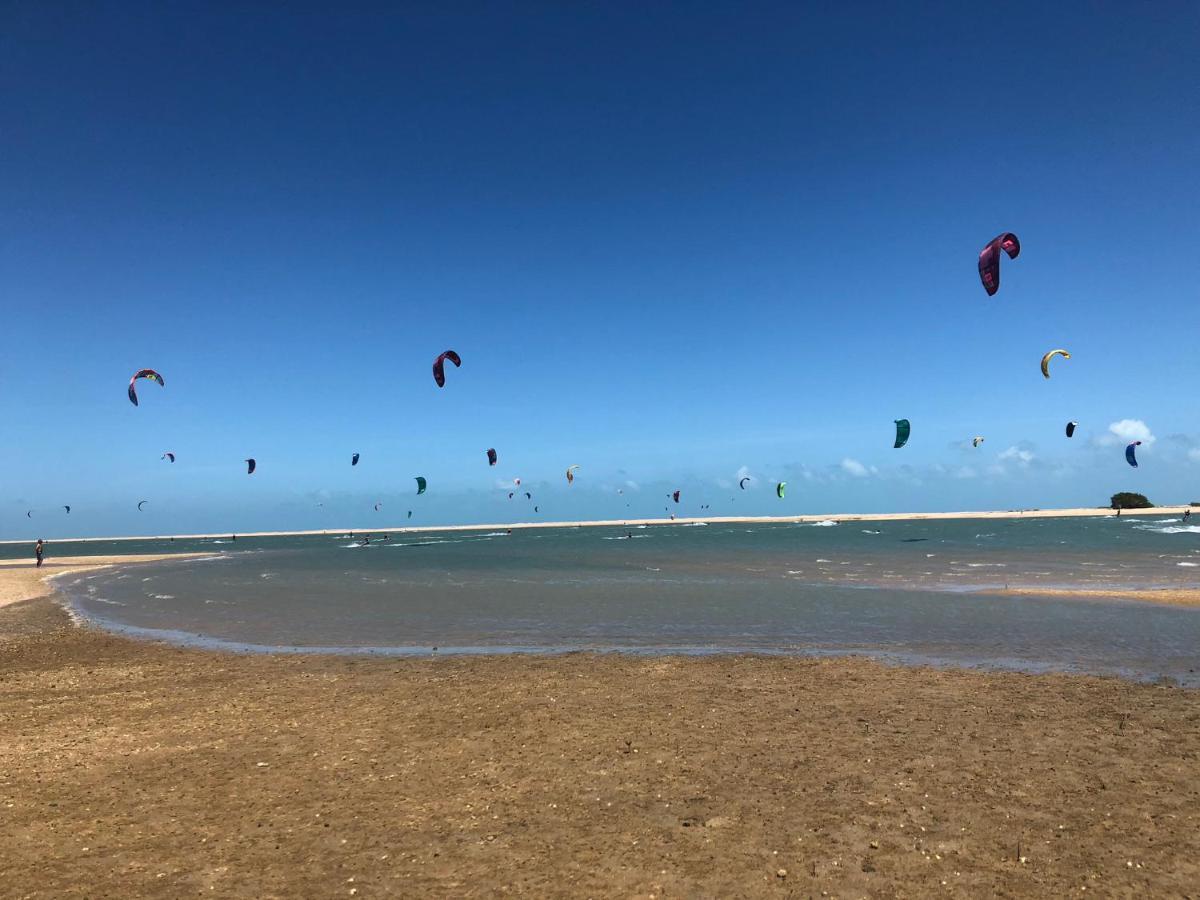 Vila Gara Kite House - Ilha Do Guajiru Итарема Экстерьер фото